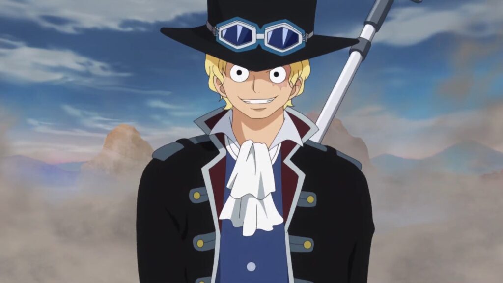One Piece Sabo, known as the Flame Emperor, new user of the Flare-Flare fruit