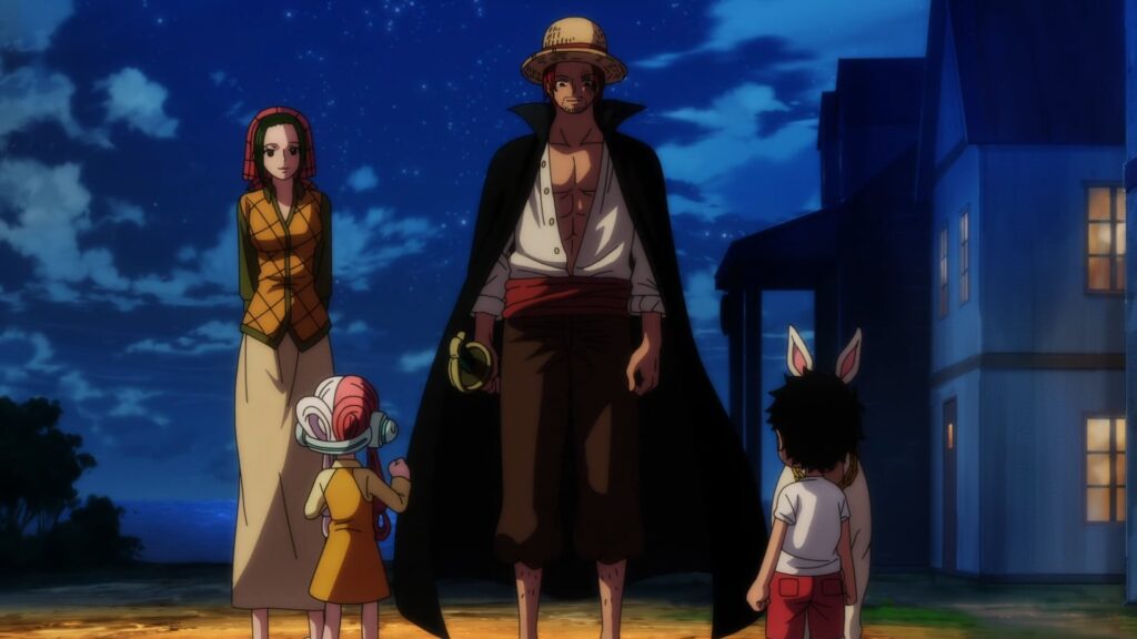 One Piece Film Red Shanks is the Adoptive Father of Uta.