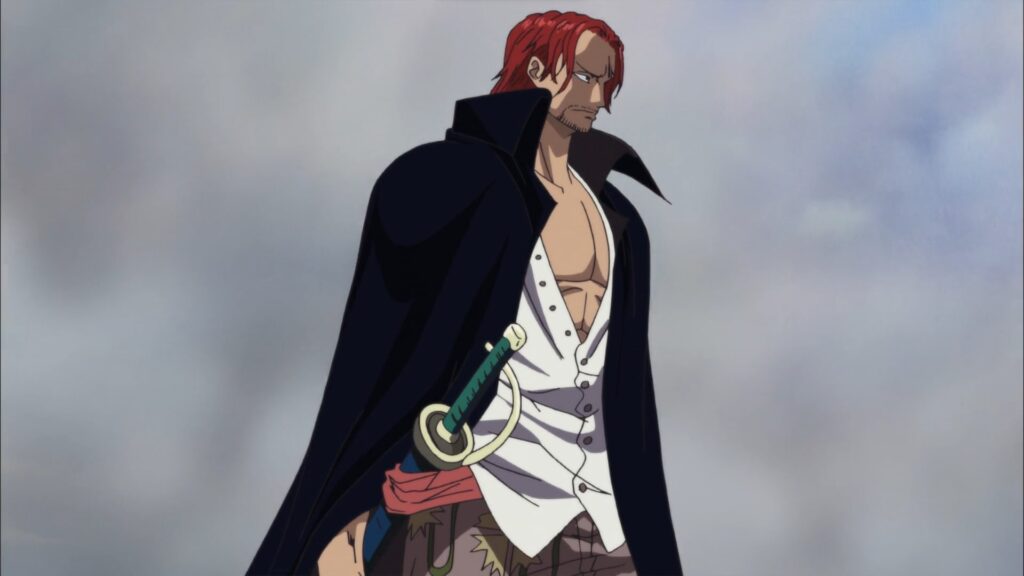 One Piece Shanks can definitely defeat garp with his superior haki.