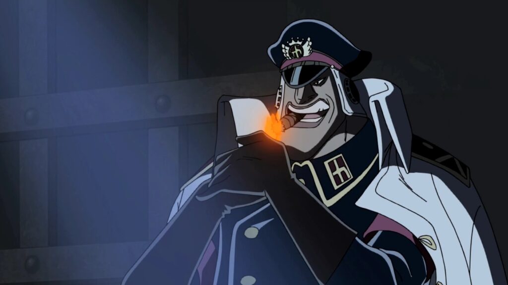 One Piece Shiryu of the Rain, the former Head Jailer and member of the Blackbeard pirates