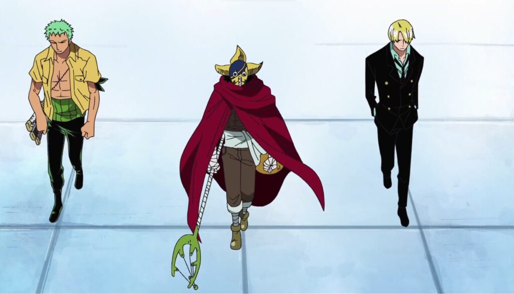 One Piece Sniper King showed improvement during the Enies Lobby Arc.