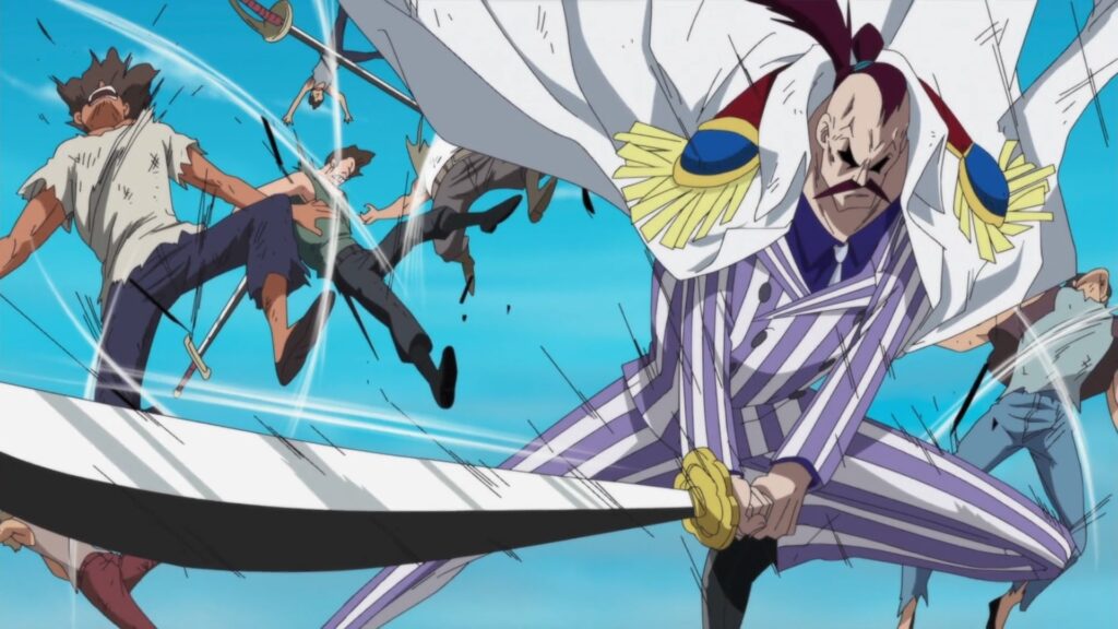 One Piece The Marineford War was fought by marines vs Whitebeard Pirates.