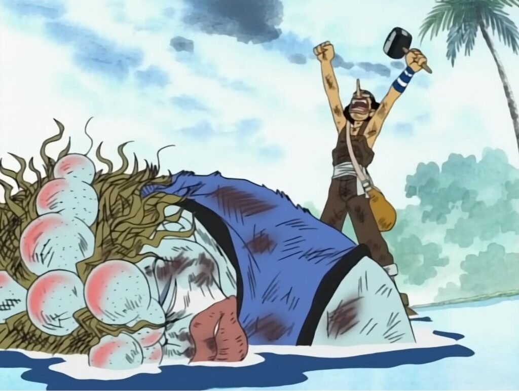 One Piece Chew is the first real fight of Usopp.