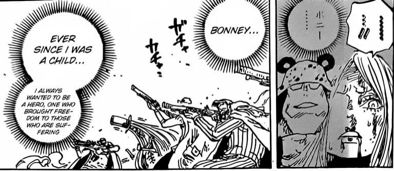 One Piece Bonney learns about Kuma's past.