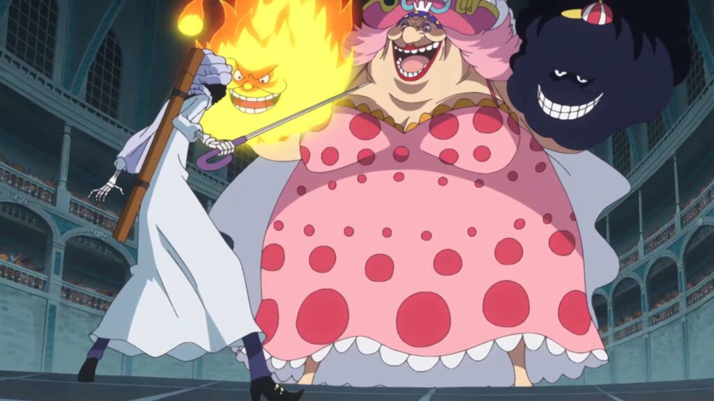 One Piece Brook managed to steal the road poneglyph from Big Mom.