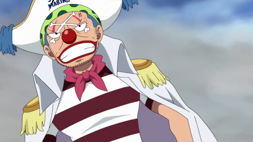 One Piece Buggy the Clown is leading the Cross Guild.