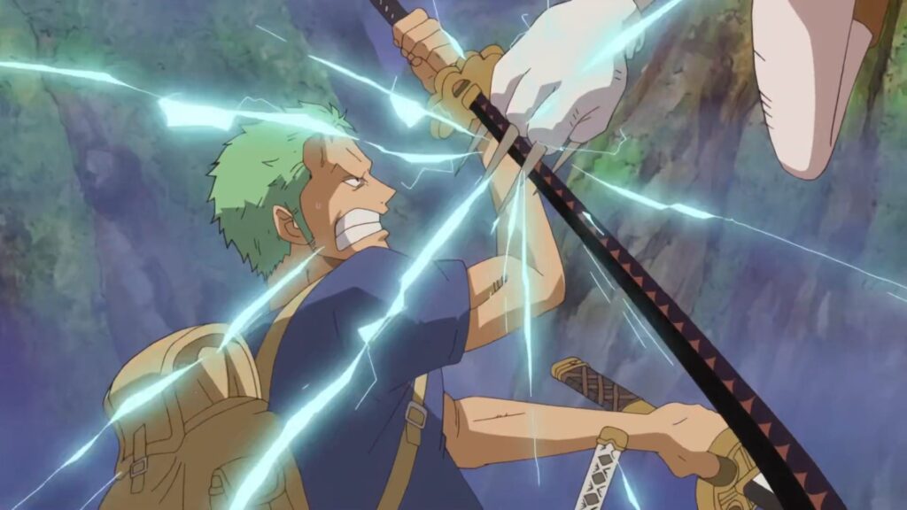 One Piece Electro is the martial arts used by the mink tribe.