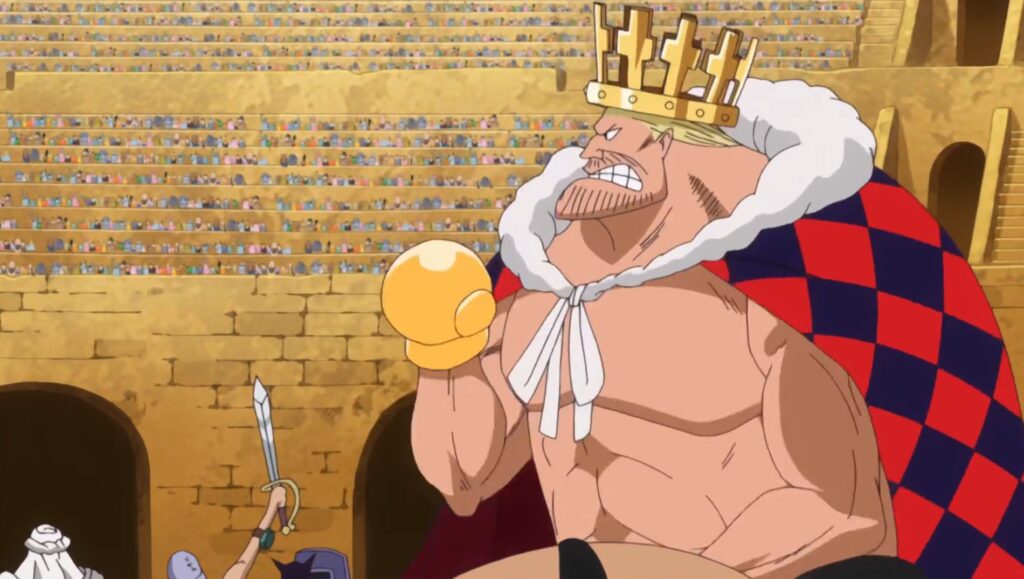 One Piece King Elizabello is loyal to Luffy.