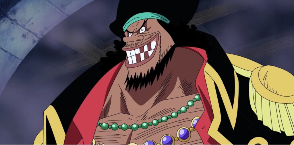 One Piece Blackbeard is one of the four Yonkos.