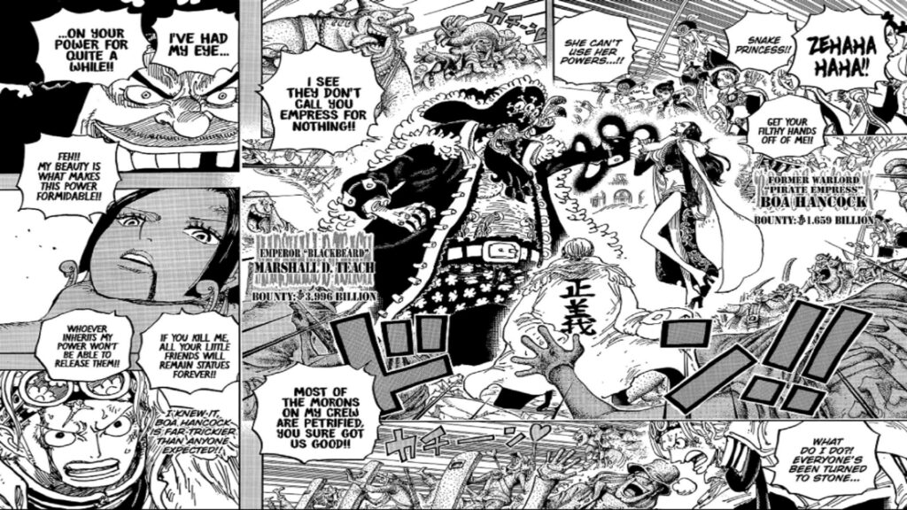 One Piece Boa Hancock lost her privilege as Warlord of the Sea.