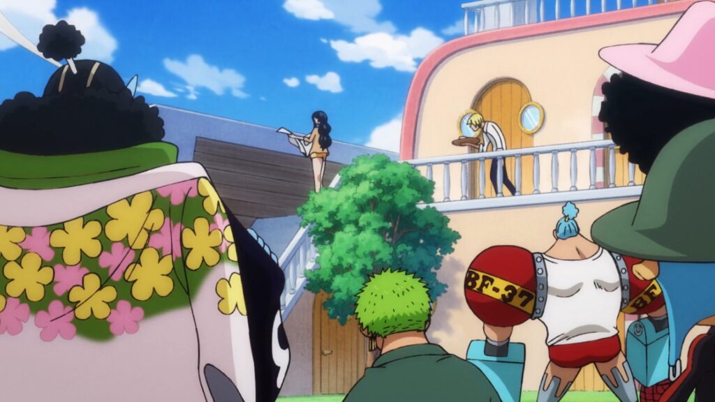 One Piece 1086 Straw Hats are chilling on their ship after Wano finished.