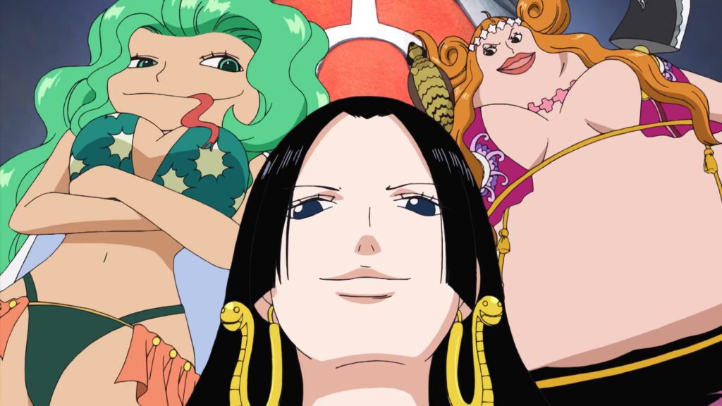 One Piece the Boa sisters rule Amazon Lily.