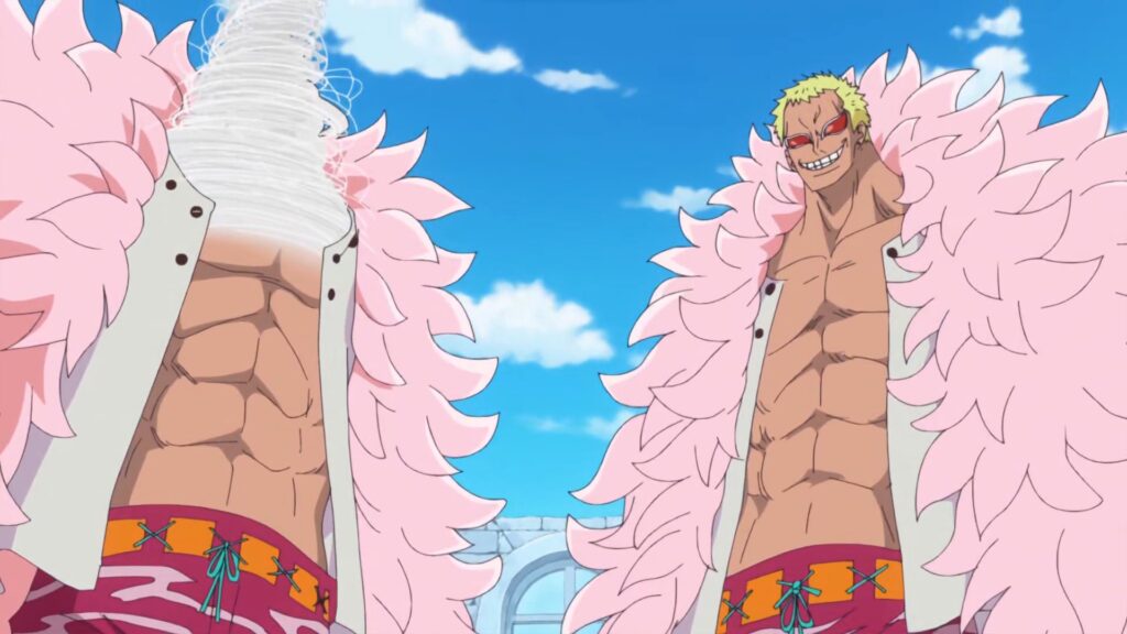 One Piece Doflamingo was a master pupeteer with the string string fruit.