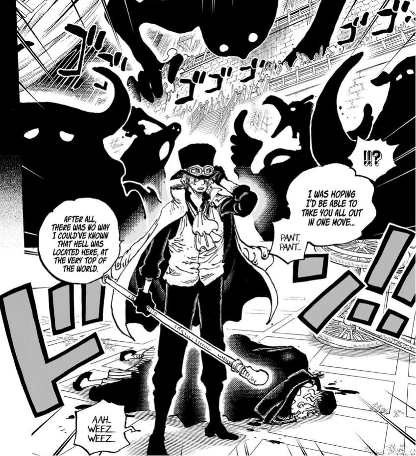 One Piece Sabo tried to save Cobra but he failed.