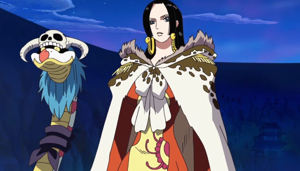 One Piece The Empress of Kuja Kingdom is Boa Hancock.