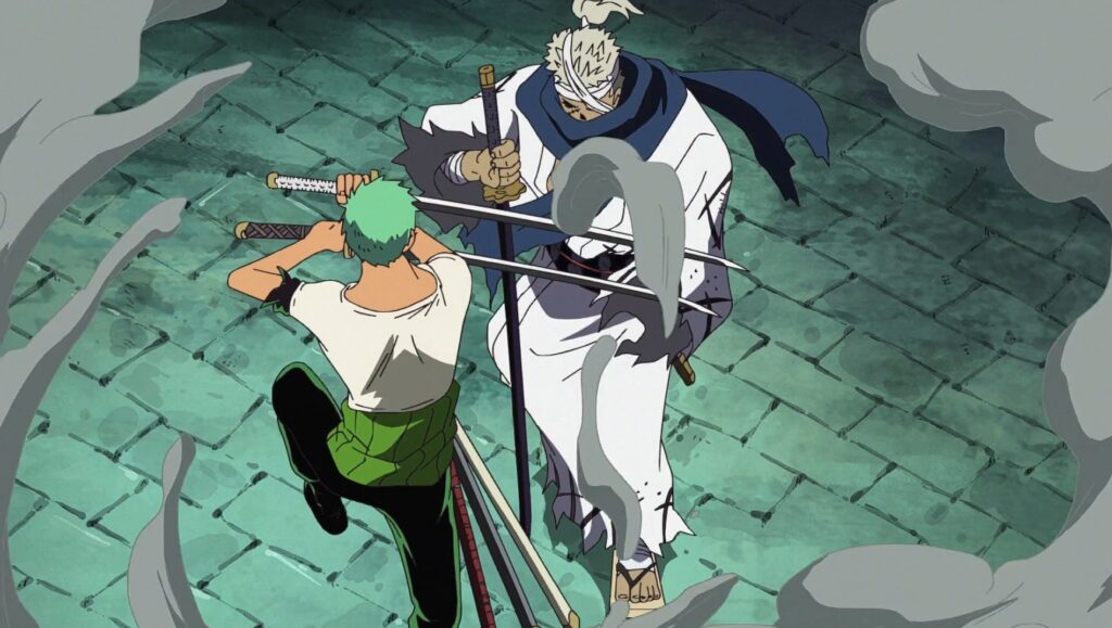 One Piece Zoro and Mihawk are some of the strongest users of Swordmanship.