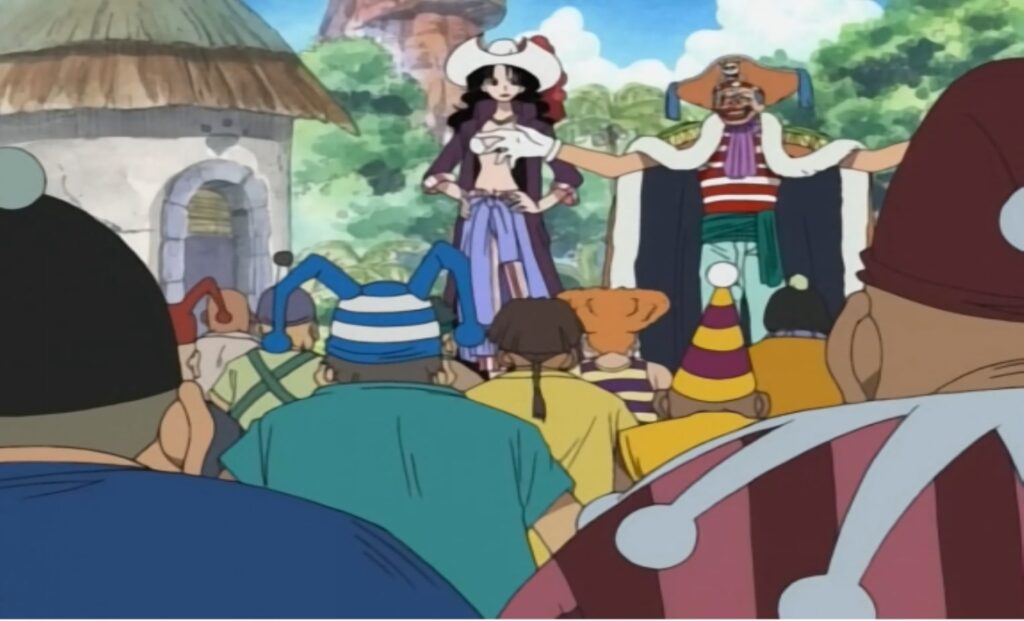 One Piece Alvida Closed an alliance with Buggy the Clown.