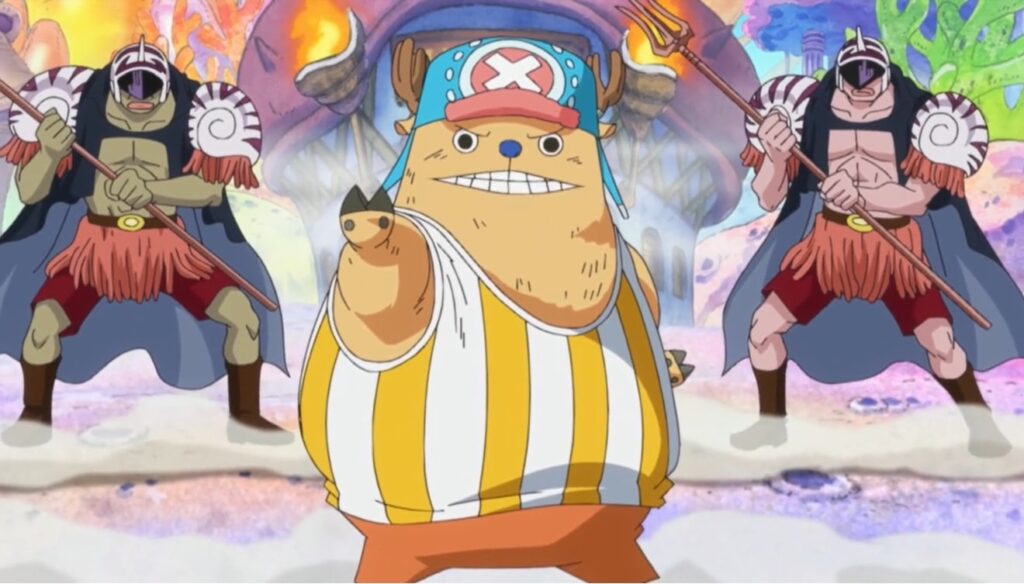 One Piece Kung Fu Point is the new transformation Chopper learnt after the time-skip.