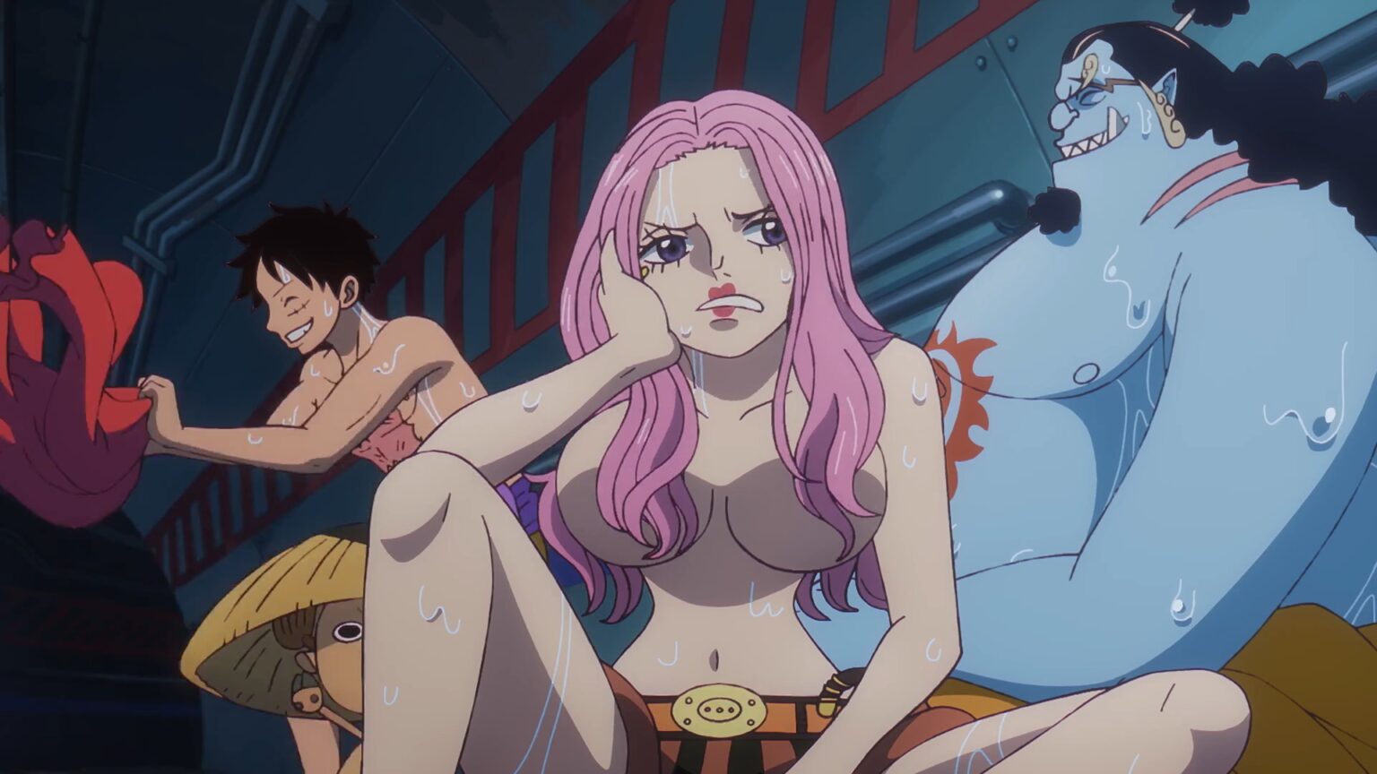 One Piece 1090 Bonney is wondering how Luffy is an Emperor.