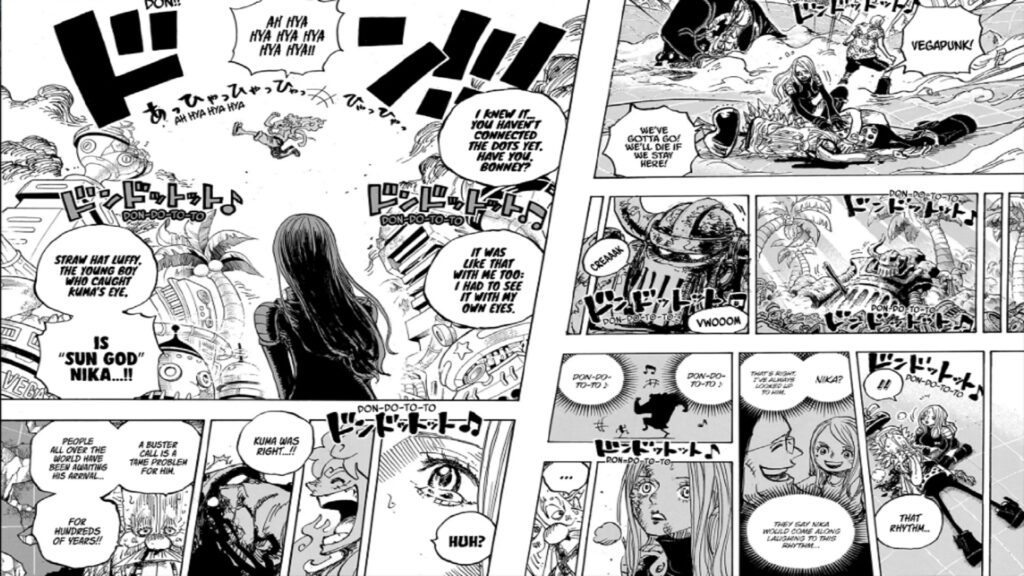 One Piece 1106 Luffy return to the Battlefield and punches Kizaru.