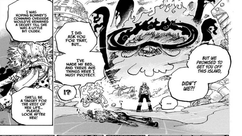 One Piece 1108 Saturn turns into his strongest form to fight against the Straw Hats.